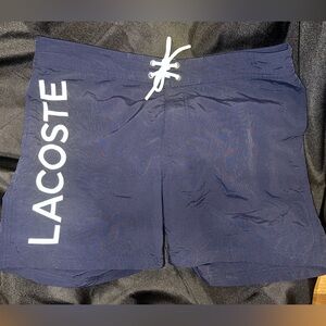 Lacoste Dark Blue Swim Trunks size M